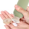 Beavorty 2pcs Squeeze Bottles with Flip Cap Leak Proof Toiletries