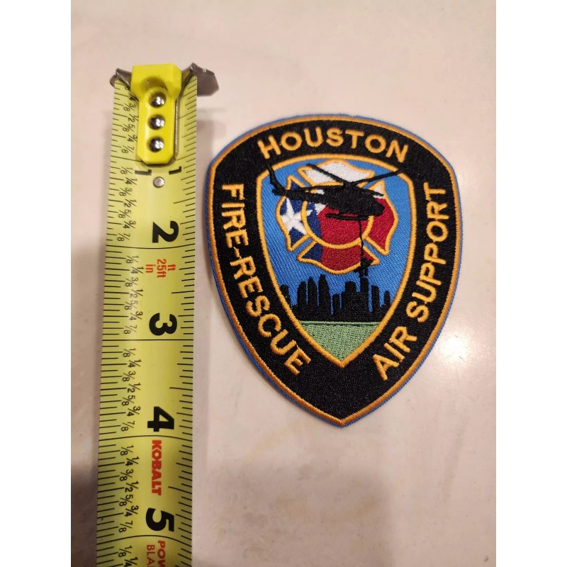 Houston Fire Air Support Fire Department patches - new