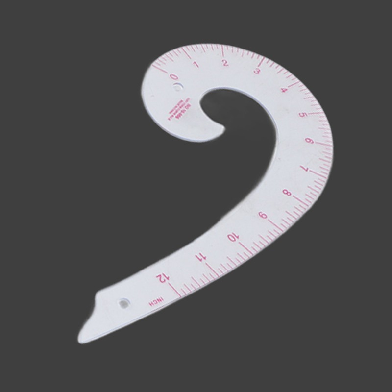 4Pcs Comma Curve Ruler Multifunction Combination Sewing Trimming Drawing Dressmaking