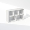 Furinno Reed 5-Cube Open Shelf Clothing & Closet Storage Organization,