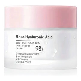 Crema Facial Bioaqua Hidratante Rosa Ácido Hialurónico Mixta Día/noche