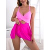 COLIZERE Traje de Baño para Mujer Bañador con Cintura Recortada