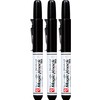 Teranishi Chemical MKFP-3-T1 Magic Knock, Broad, Black, 3-Pack