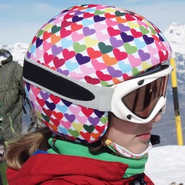 COOLCASC COLOUR HEARTS Multisport Helmet Cover