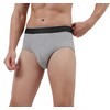 AIRCUTE Men Urinary Incontinence Underwear Washable Super Absorbency Briefs for