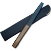 Hanakanzashi Men's Folding Fan, Lacquered Side, Paper Fan, Fan Case,