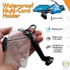 2 Pack - Waterproof ID Badge Holder with Lanyard &