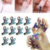 Nail Tips Clip, 10pcs Nail Tips Clips Lightweight Clolorful Manicure