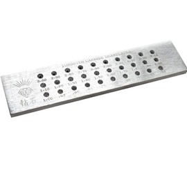 LTKJ 30 Square Holes Tungsten Carbide Wire Drawplate 0.5-3.0mm Wire Drawing Plate for Jewelry Making