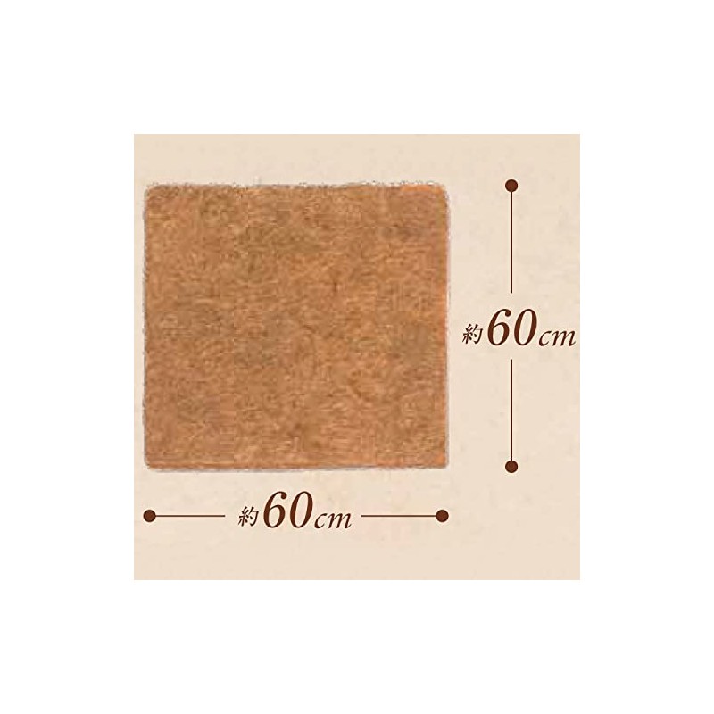 Takasho Palm Mat Square Sheet, 23.6 inches (60 cm)