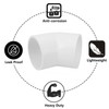 4Pack 2" 45 Degree PVC Elbow Pipe Fitting Connector (Socket