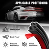 Upgraded Car Door Seal Strip, Thickened Rubber Auto Weather Stripping