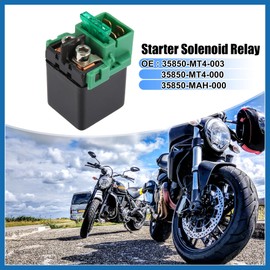 A ABSOPRO Motorcycle Starter Solenoid Relay 35850-MT4-003 35850-MT4-000 motorbike Item Replacement
