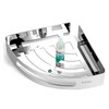 Bathroom Corner Shelves Punch Free Triangular Bathroom Corner Shiny Shelf