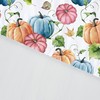 Amonsa Thanksgiving Table Cloths Fitted Cloth Tablecloths with Elastic：Washable Spandex