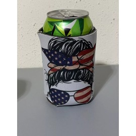 Unbranded Women American Flag Can Cooler