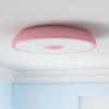 ASALL Pink Waterproof LED Ceiling Light Fixture,Music Ceiling Lamp,with Bluetooth