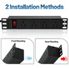 NodeQore 10 inch Rack PDU, 4 Rear Outlets, 1020J Surge