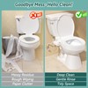‌BIGCOW Ultra-Slim Bidet Attachment, Self-Cleaning Dual Nozzle (Front/Rear Wash), One-Finger
