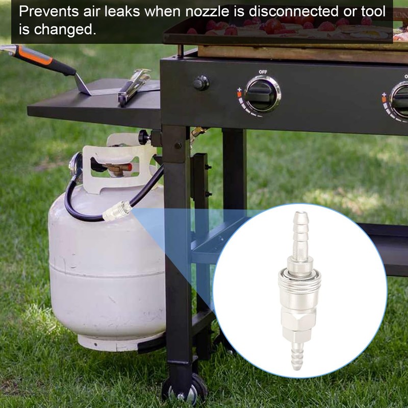 Xiatiaosann Hose Quick Coupling 8 mm Compressor Coupling Pneumatic Coupling