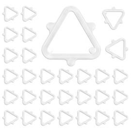 WPW10512946 Dryer Tri-Ring Roller Support fit for Whirlpool Maytag Kenmore KitchenAid Washer Dryer, W10512946 Dryer Tri-Ring Retainer Replaces 2754401 690997 339491 4319305 AP6022517, 30Pack