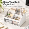Desktop Organizer with Drawers for Office Supplies – Multi-Compartment Storage