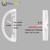 Sliding Patio Door Handle Set with Key Cylinder and Mortise