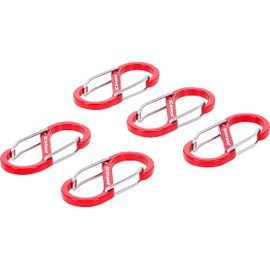 BGS Diy 85785 Snap Hook Assortment with Double Opening Aluminium 5 Pieces