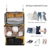 TABITORA Travel Portable Hanging Shelves Closet Organizer Packing Luggage Storage