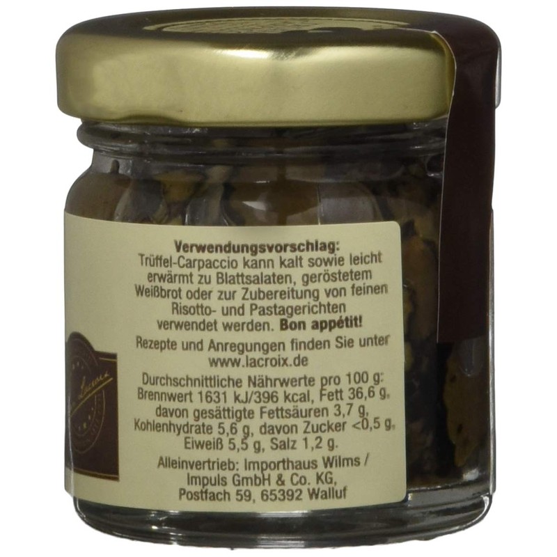 Lacroix Truffle Carpaccio, Pack of 1 (1 x 30 g)