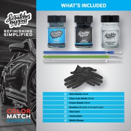 ScratchesHappen Exact-Match Touch Up Paint Kit - Ecotronic Gray Matte (NET) for Hyundai - Preferred (Paint + Clear Coat + Primer)