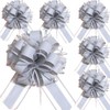 RONGZUBAT 6pcs 7inch Large Pull Bows Wrapping Pull Bow Ribbon
