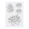 4 x 'Strawberry Plant' Temporary Tattoos - Water Resistant, Skin-Safe,