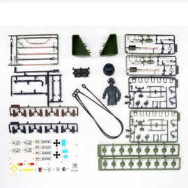 JIAFANRC DIY Accessory Full Set for HL henglong 3889 1:16 RC Tank German Leopard 2A6,pakage-with Wheel Cover