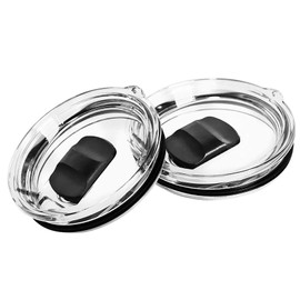 2 Tapas de 20 oz, Tapas del el plastico Térmico con Pestillo Magnético Negro, Tapa magnética para el plastico, Tapa Resistente a Derrames y Salpicaduras
