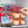 MesRosa Egg Holder for Fridge, Automatic Rolling Egg Organizer for
