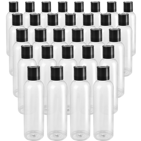 30 Pcs 16 oz Clear Plastic Empty Bottles with Disc