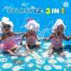 Alberca Inflable Infantil Con Rociador 100 Cm Educativa Azul