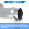 Motoforti 5" Inlet 6" Outlet Diesel Exhaust Elbow Tip 23"