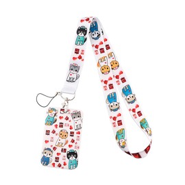 JEYORZY ID Badge Holder with Neck Strap, ID Badge Holder, Breakaway Lanyard for Removable Name Tag Clips, Neck Lanyard Strap, Ideal for Medical Nurses, Office, School (Veterinarian)