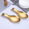 Large Stainless Steel Spoon Rest for Kitchen Counter - Rustproof