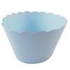 Cupcake Wrappers x 50 Per Pack, Cupcake Wrap Sleeve, Wedding, Birthday Party (Light Blue)