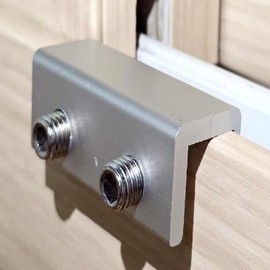 Window Safety Stopper & Frame Fastener Sash Lock - Double Type 3ea
