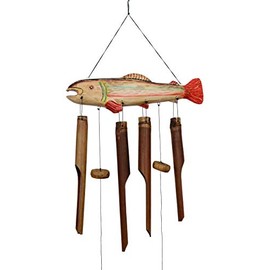 Cohasset Gifts 102 Cohasset Bamboo, Trout Wind Chime