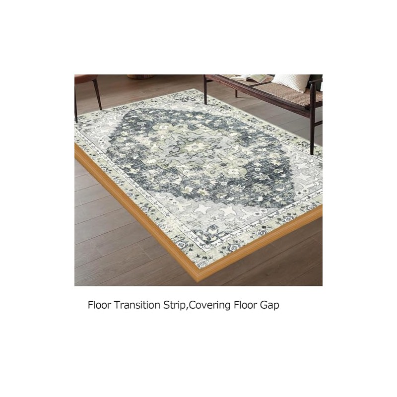 Floor Transition Strip, Self-Adhesive Vinyl Flooring Cover Strips, Floor Flat