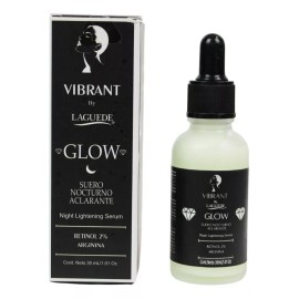 Laguede Suero Glow Nocturno, Aclarante, Hidrata, Humecta, Suaviza. Tipo de piel Todo tipo de piel