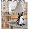 Raccoon Lamp for Boys Girls Room w LED Bulb, Animal