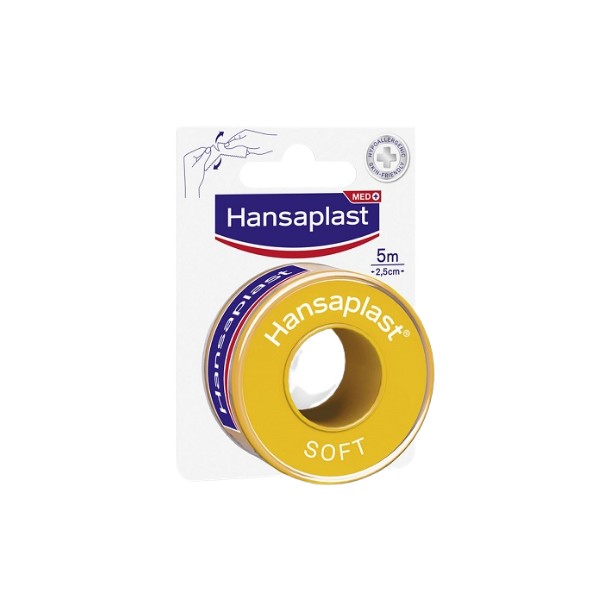 Hansaplast Soft Fixation Tape 2,50 cm x 5 m 1 pcs