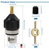 VooGenzek 2 pieces SUP valve adapter, inflatable pump adapter, multifunctional
