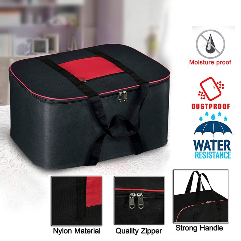 MJ Vision Extra Large Foldable Clothes Storage Bag Underbed Storage